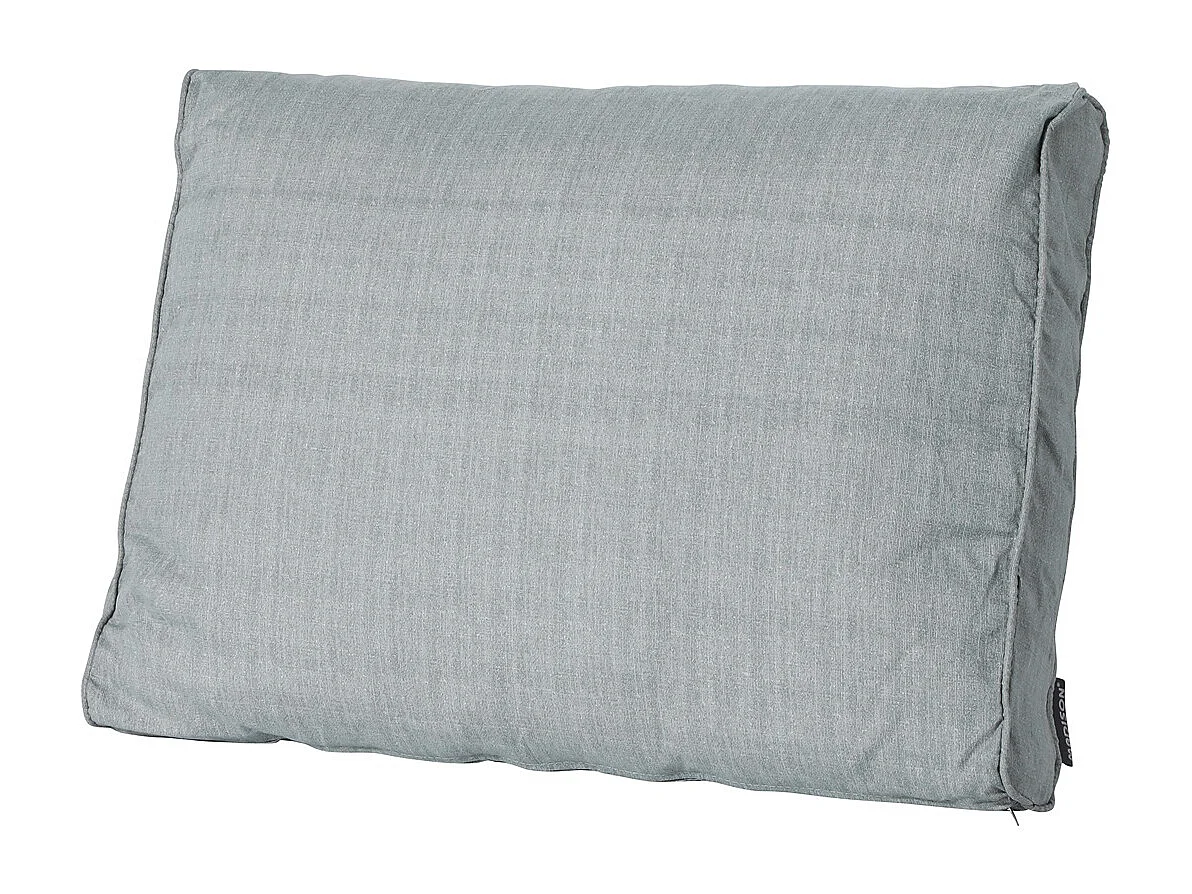 Coussin de dossier Lounge Basic gris - Environ 40 x 60 cm - Lot de 2