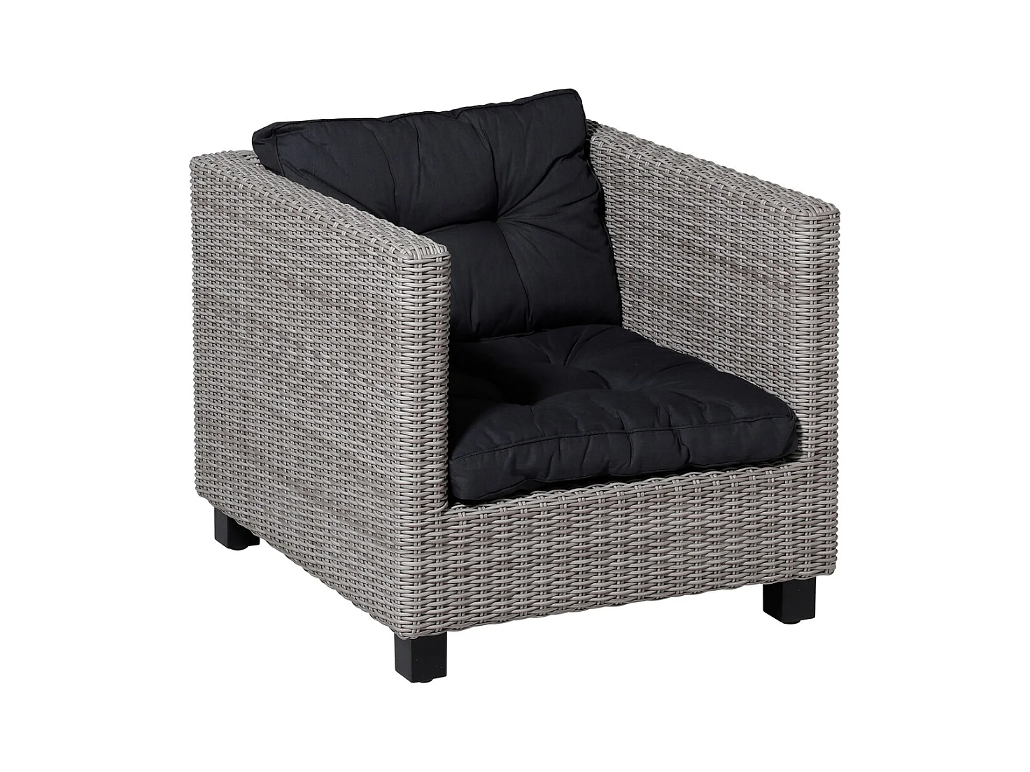 Florance Rugkussen Basic black - Ca. 43x60 cm - Set van 2