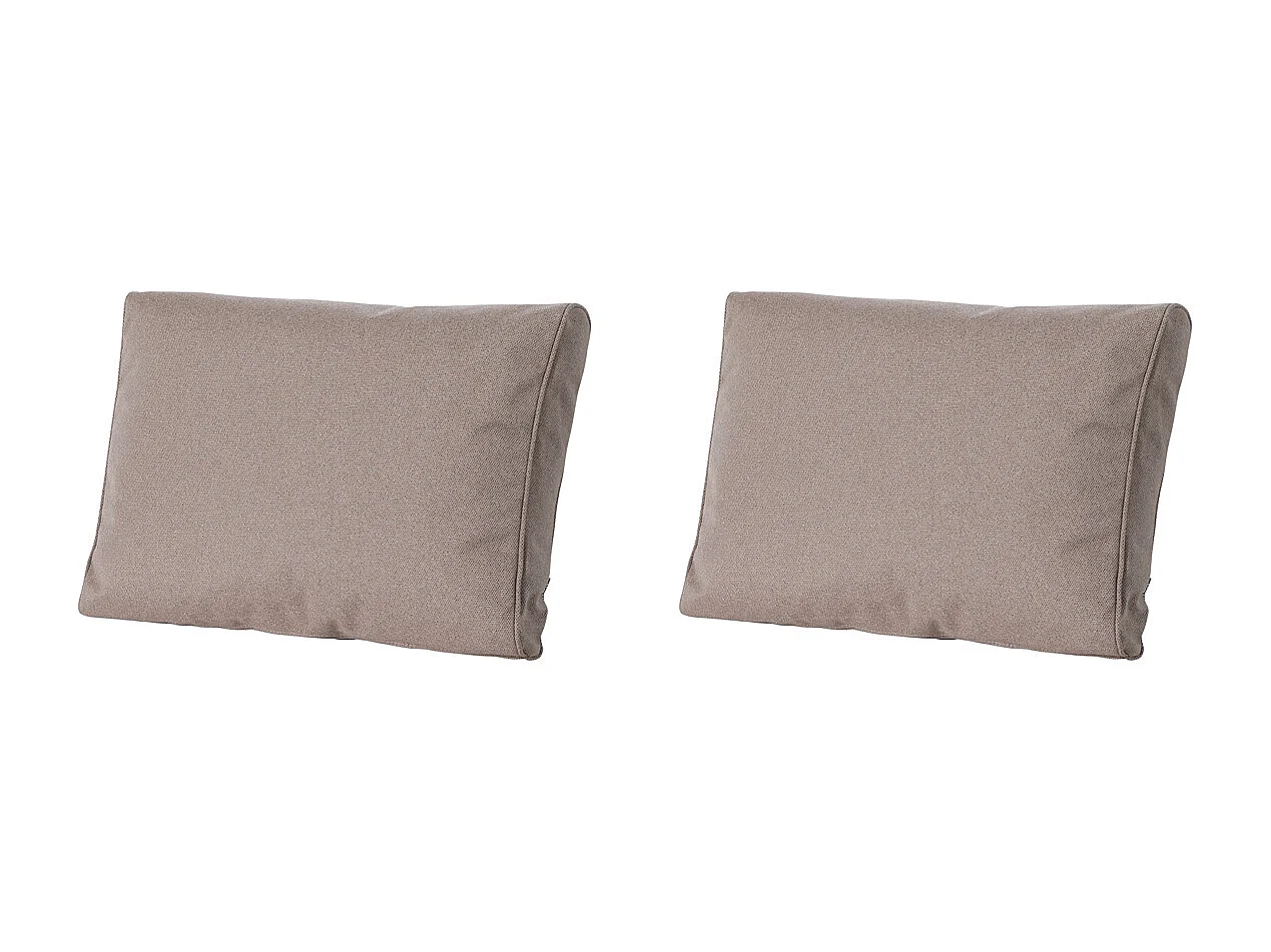 Lounge Profi-Line Manchester taupe - Env. 40x60 cm - Lot de 2
