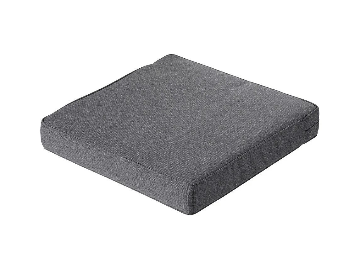 Coussin d'assise Lounge Profi-Line Manchester gris - Env. 60 x 60 cm - Lot de 2