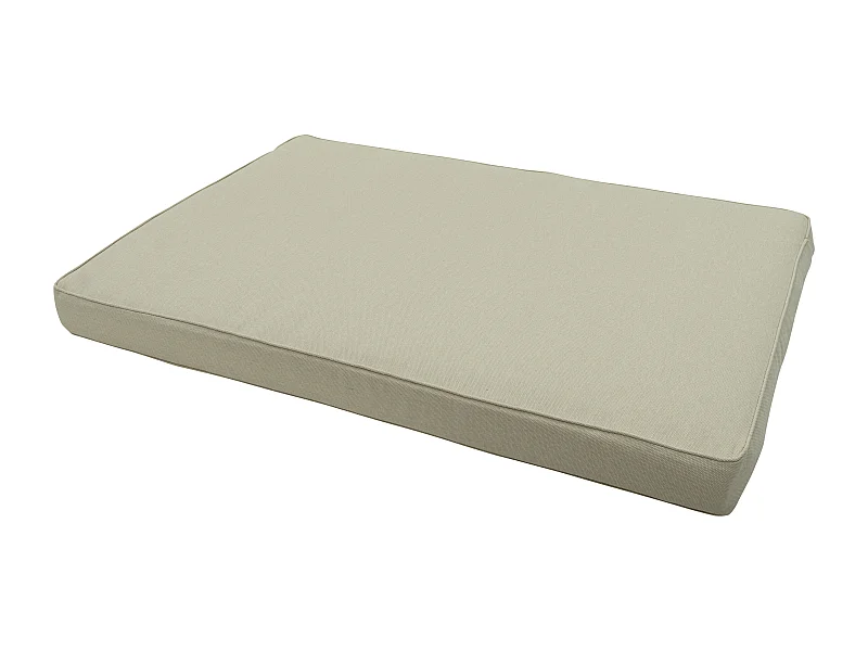 Lounge Sitzkissen Beige Canvas eco+ - Ca. 120x80 cm