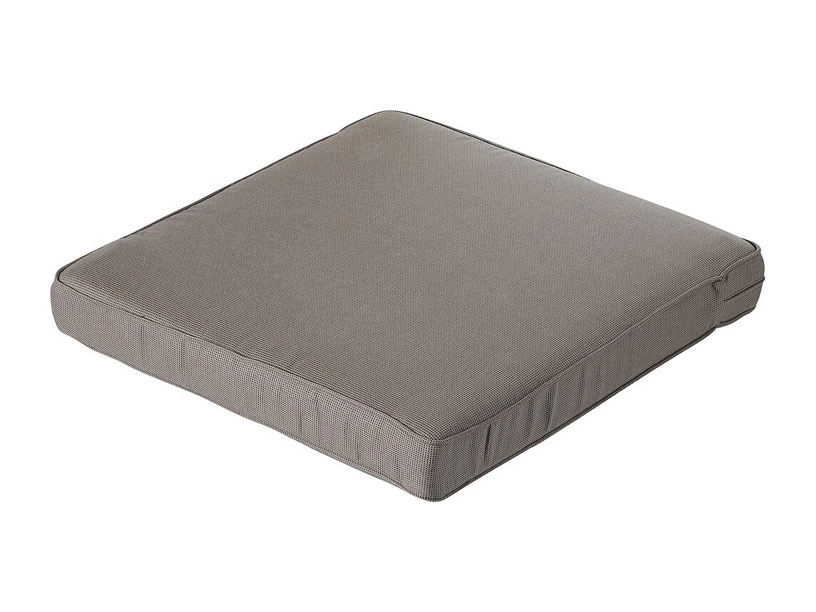 Coussin d'assise Lounge Profi-Line Rib liver - Environ 73 x 73 cm - Lot de 2