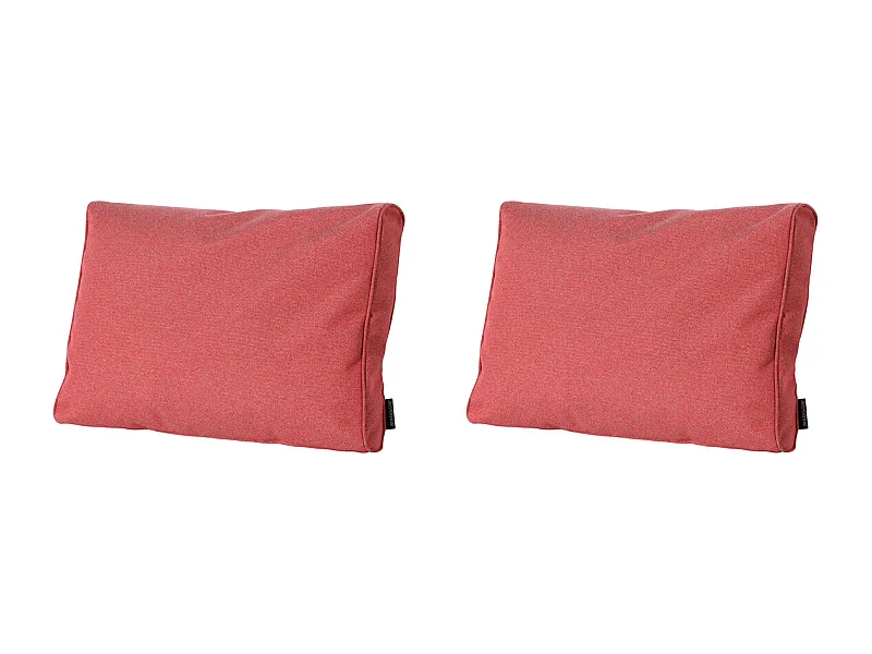 Lounge Profi-Line Manchester rouge - Env. 43 x 73 cm - Lot de 2