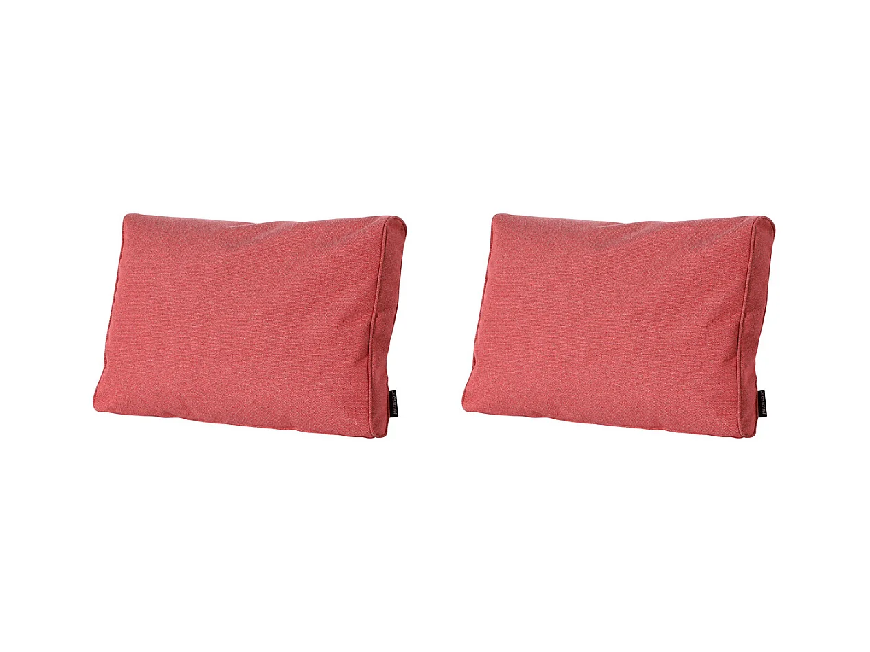 Lounge Profi-Line Manchester rouge - Env. 43 x 73 cm - Lot de 2