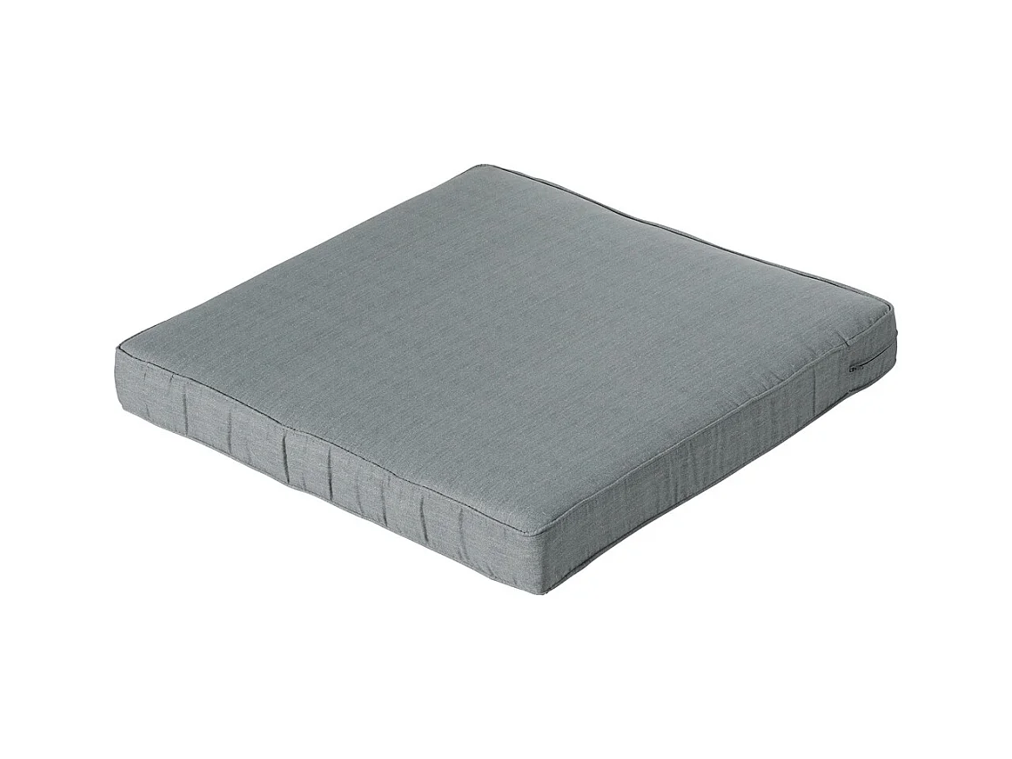 Coussin de siège Lounge Basic gris - Environ 73 x 73 cm - Lot de 2