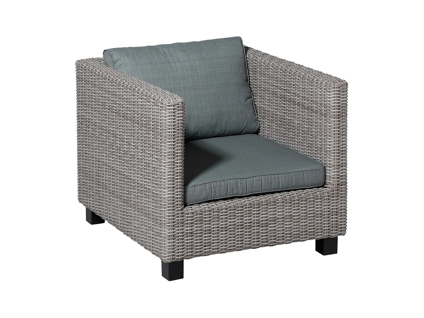 Coussin de siège Lounge Basic gris - Environ 73 x 73 cm - Lot de 2