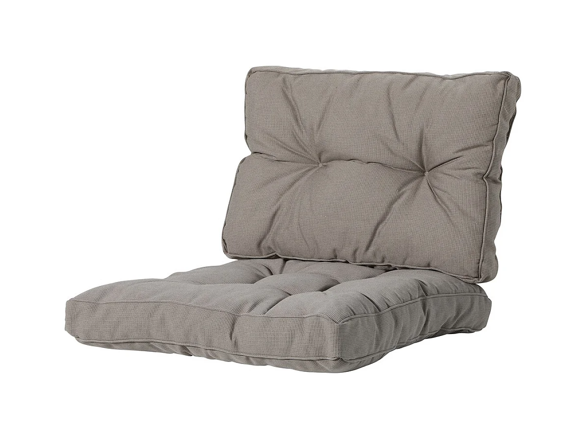 Coussin de dossier Florance Rib liver - Environ 43 x 73 cm - Lot de 2