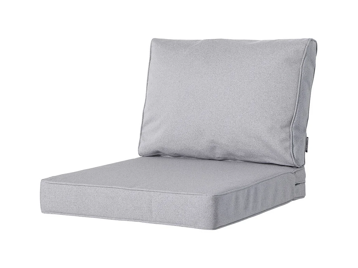 Lounge Profi-Line Manchester hellgrau - ca. 43x73 cm - 2er Set