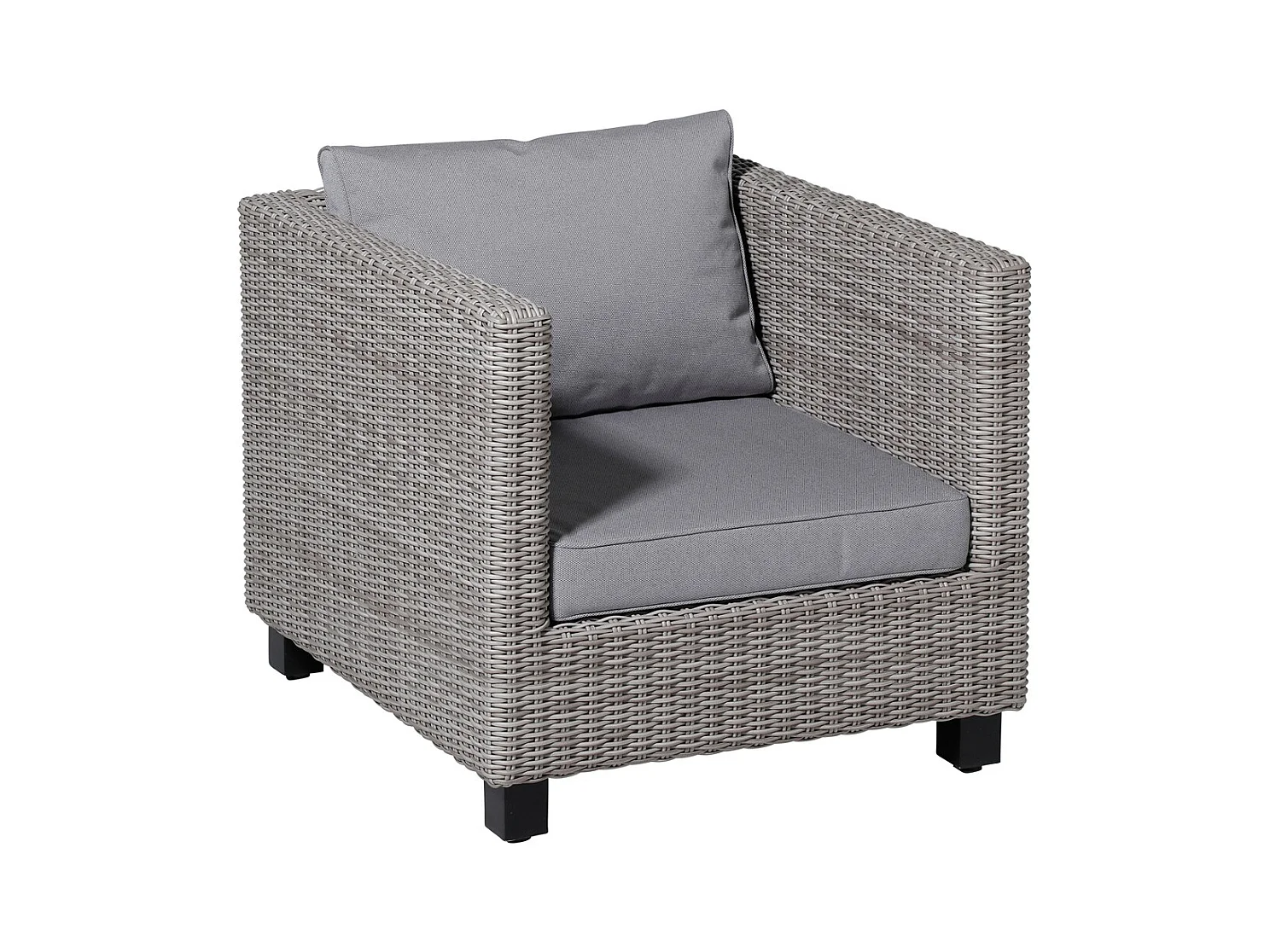 Lounge Profi-Line Manchester hellgrau - ca. 43x73 cm - 2er Set