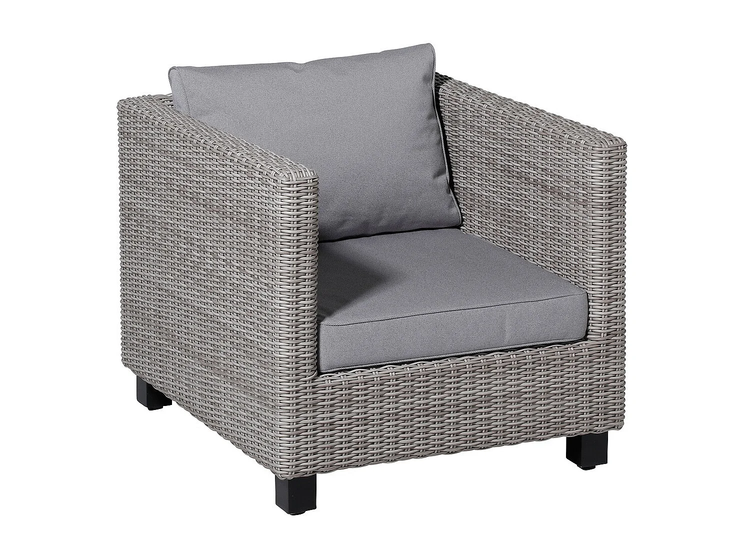Lounge Profi-Line Manchester hellgrau - ca. 43x73 cm - 2er Set