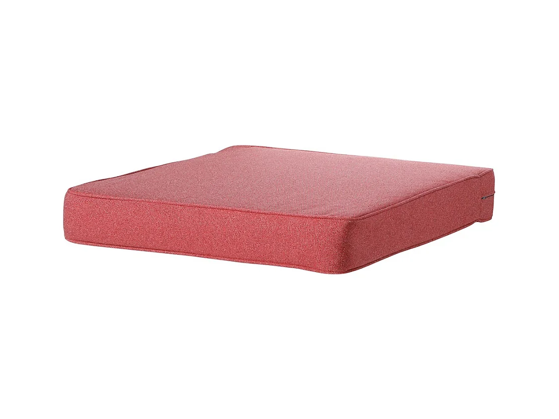 Coussin d'assise Lounge Profi-Line Manchester rouge - Env. 73 x 73 cm - Lot de 2