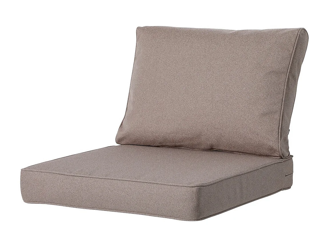 Lounge Profi-Line Manchester taupe - Env. 43 x 73 cm - Lot de 2