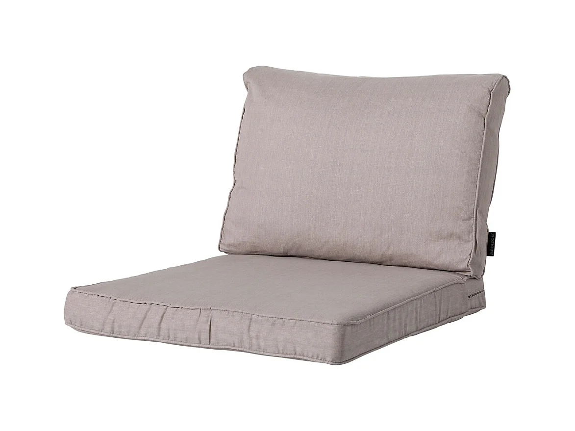 Lounge Sitzkissen Basic taupe - ca. 73x73 cm - 2er Set
