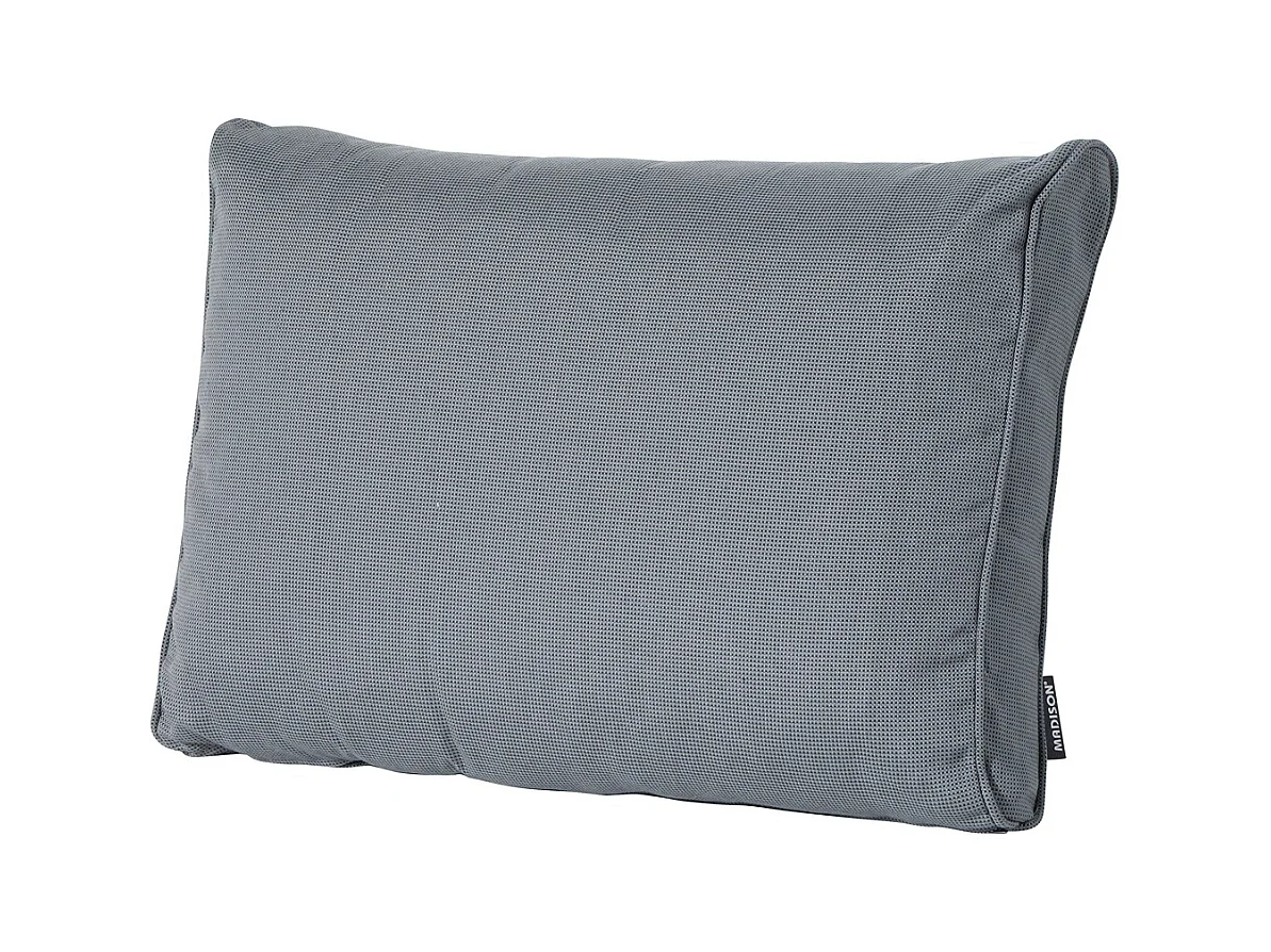 Coussin de dossier Lounge Rib gris - Environ 43 x 73 cm - Lot de 2