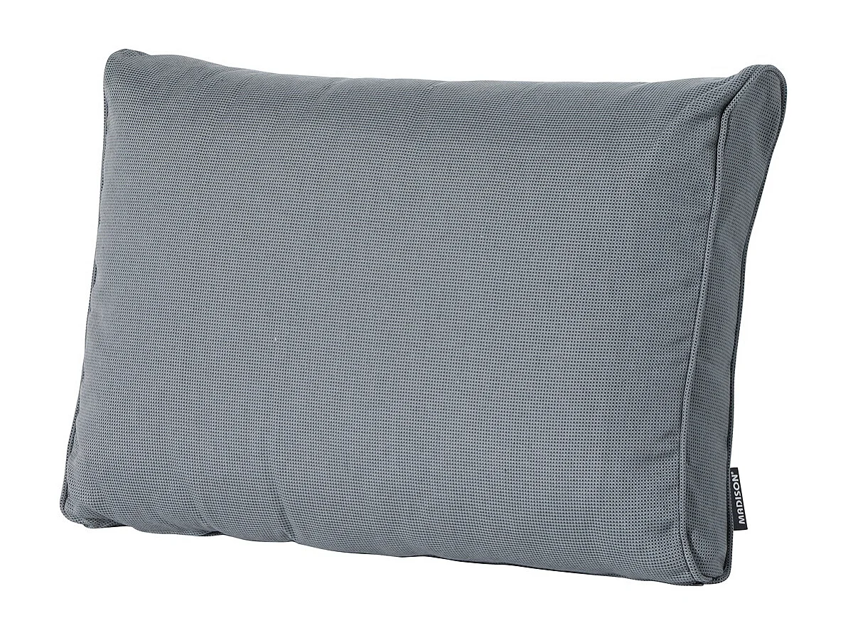 Coussin de dossier Lounge Rib gris - Environ 43 x 73 cm - Lot de 2