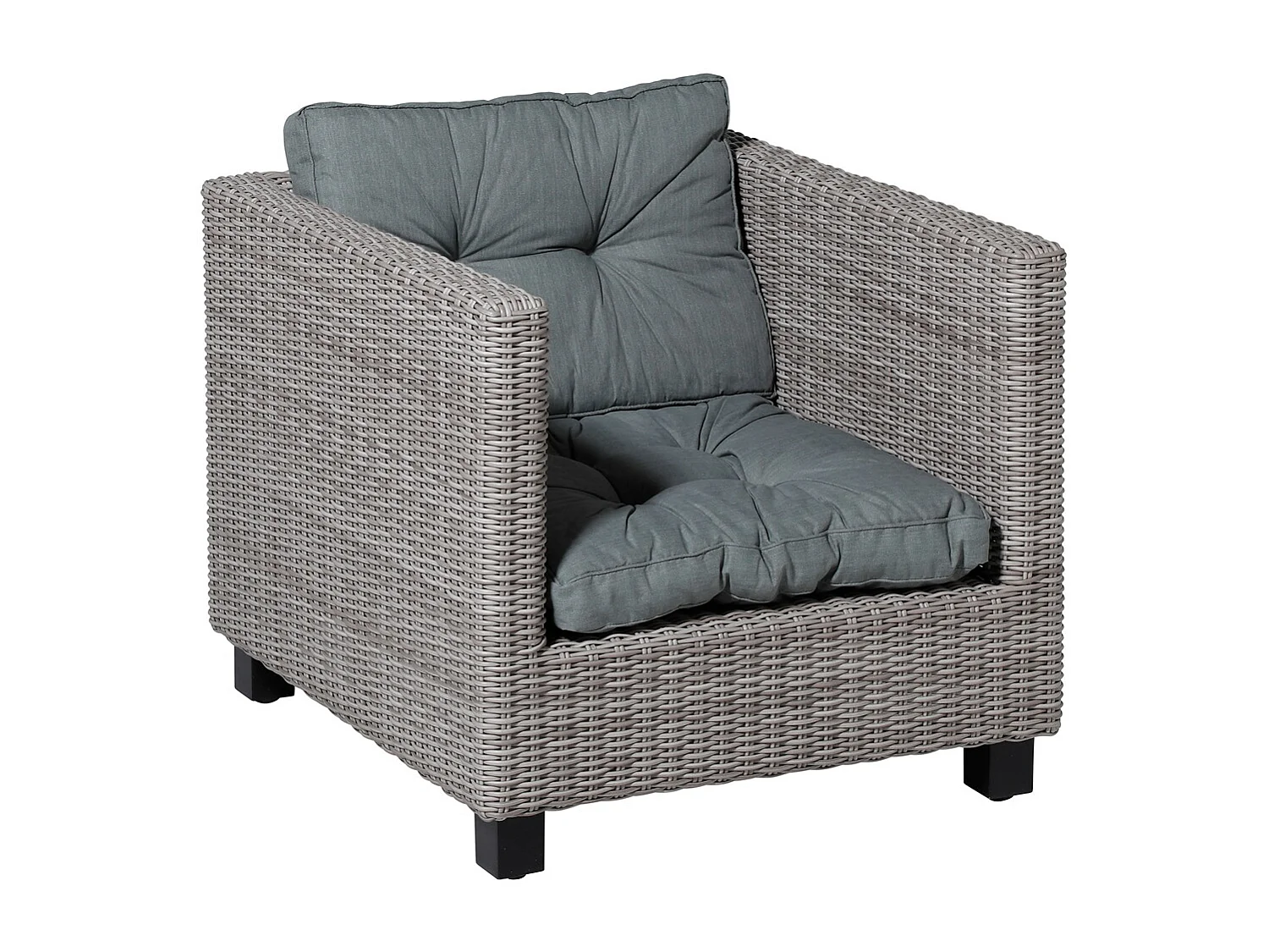 Coussin de dossier Florance Basic gris - Environ 43 x 73 cm - Lot de 2