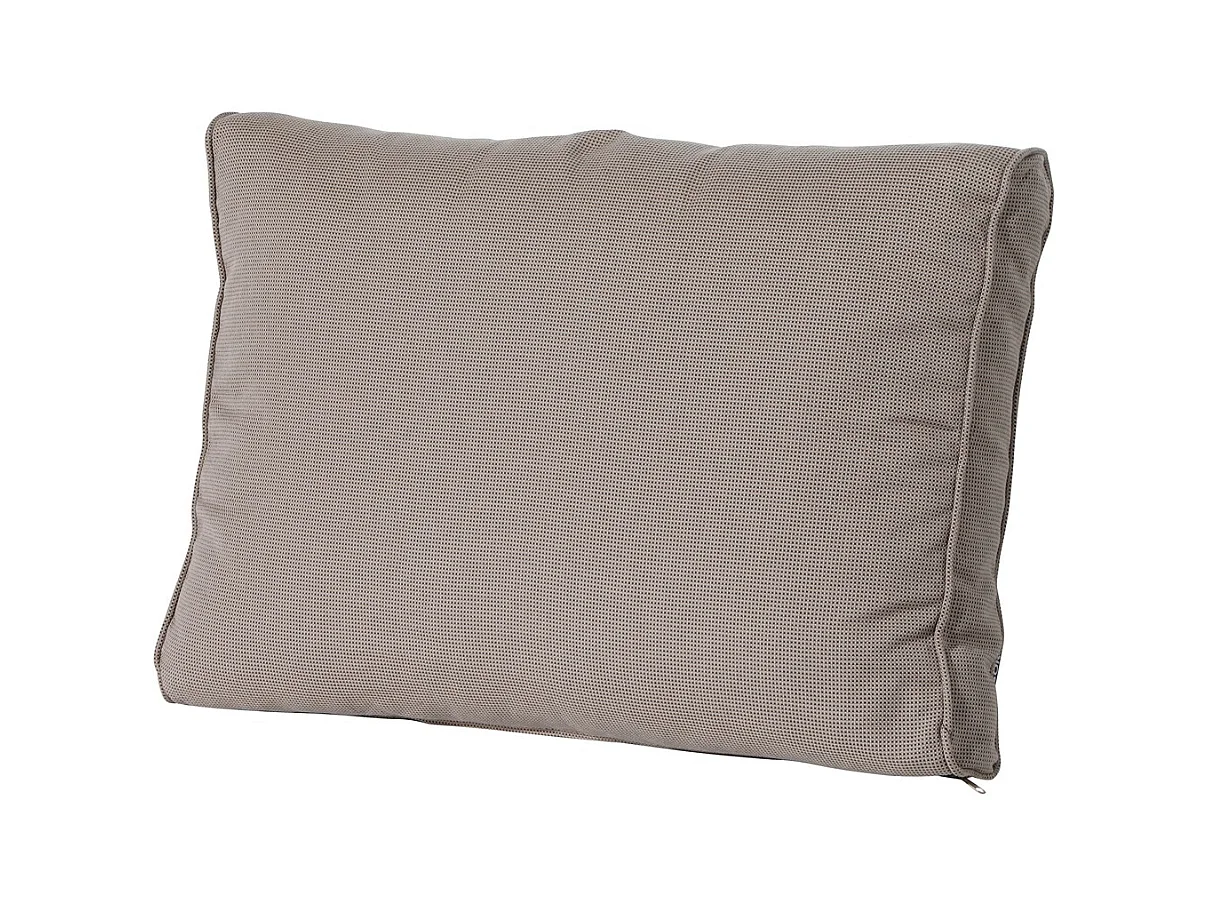 Coussin de dossier Lounge Rib liver - Environ 43 x 73 cm - Lot de 2