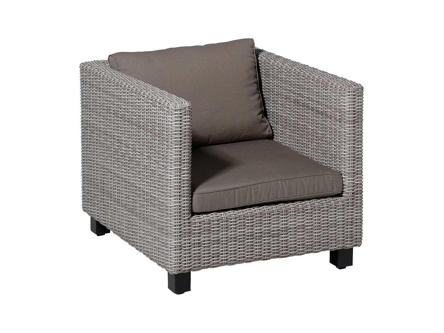 Coussin de dossier Lounge Rib liver - Environ 43 x 73 cm - Lot de 2