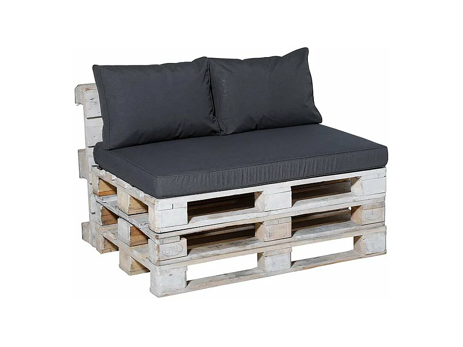 Lounge Zitkussen Panama grey - Ca. 120x80 cm