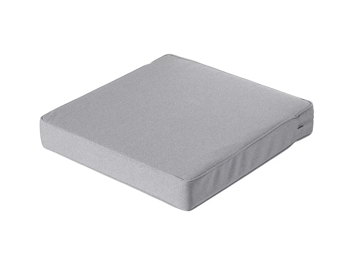 Coussin d'assise Lounge Profi-Line Manchester gris clair - Env. 60 x 60 cm - Lot de 2