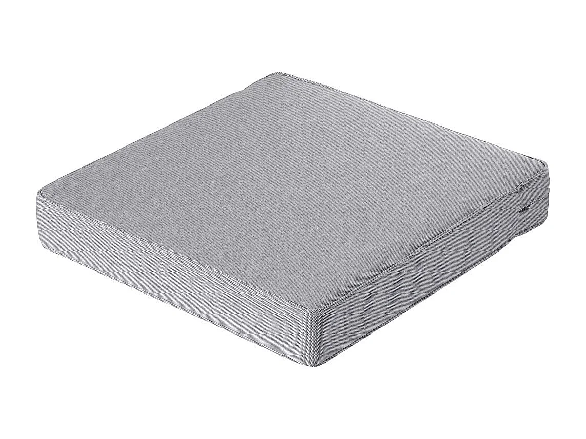 Coussin d'assise Lounge Profi-Line Manchester gris clair - Env. 60 x 60 cm - Lot de 2