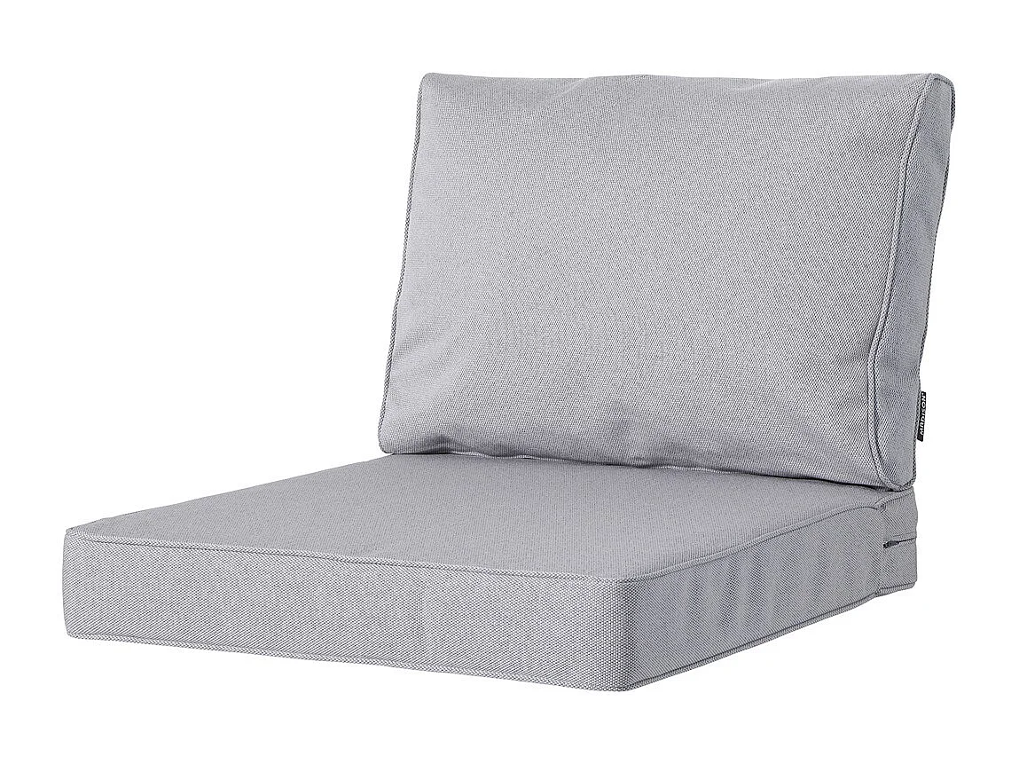 Coussin d'assise Lounge Profi-Line Manchester gris clair - Env. 60 x 60 cm - Lot de 2