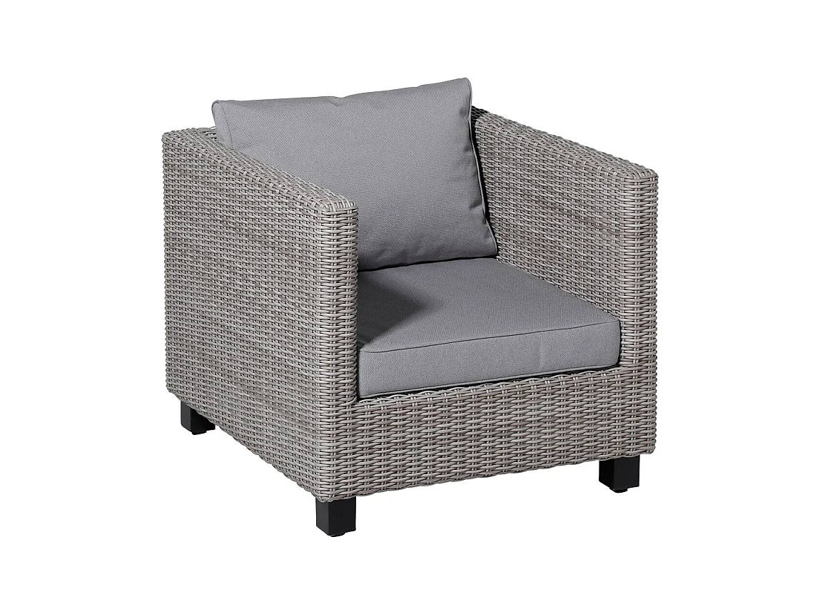 Lounge Profi-Line Manchester hellgrau - Ca. 40x60 cm - 2er Set