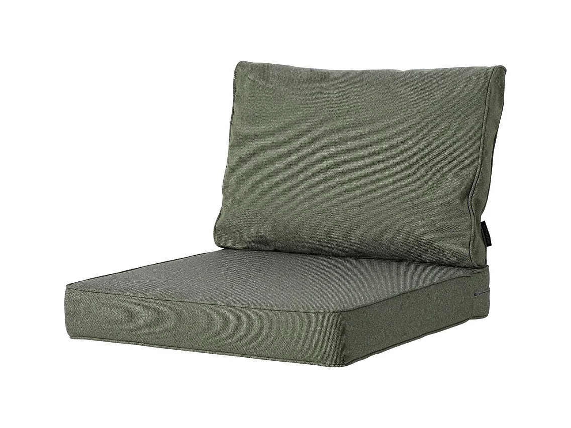 Lounge Profi-Line Manchester vert - Env. 43 x 73 cm - Lot de 2