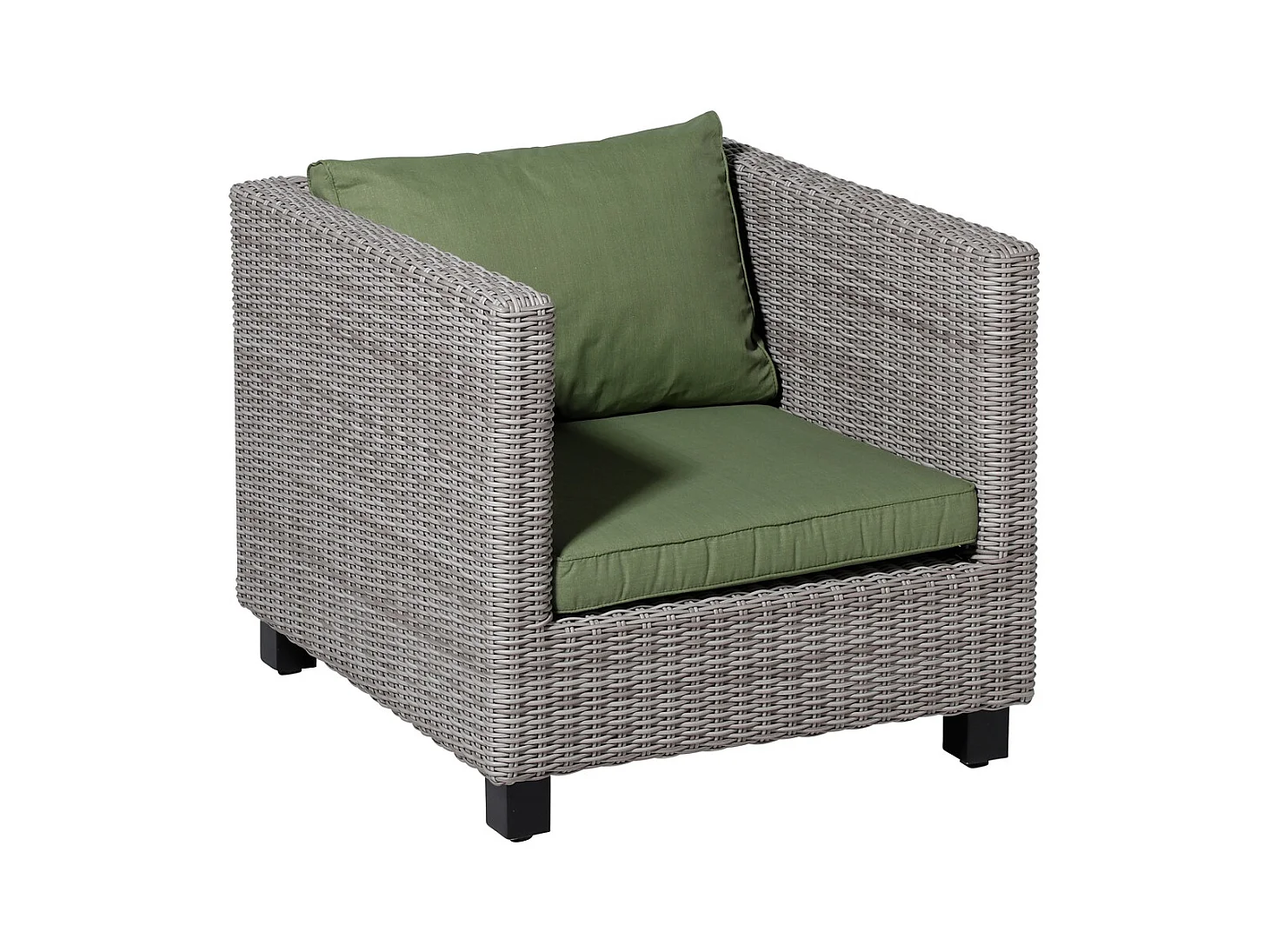 Lounge Rückenkissen Basic grün - ca. 40x60 cm - 2er Set