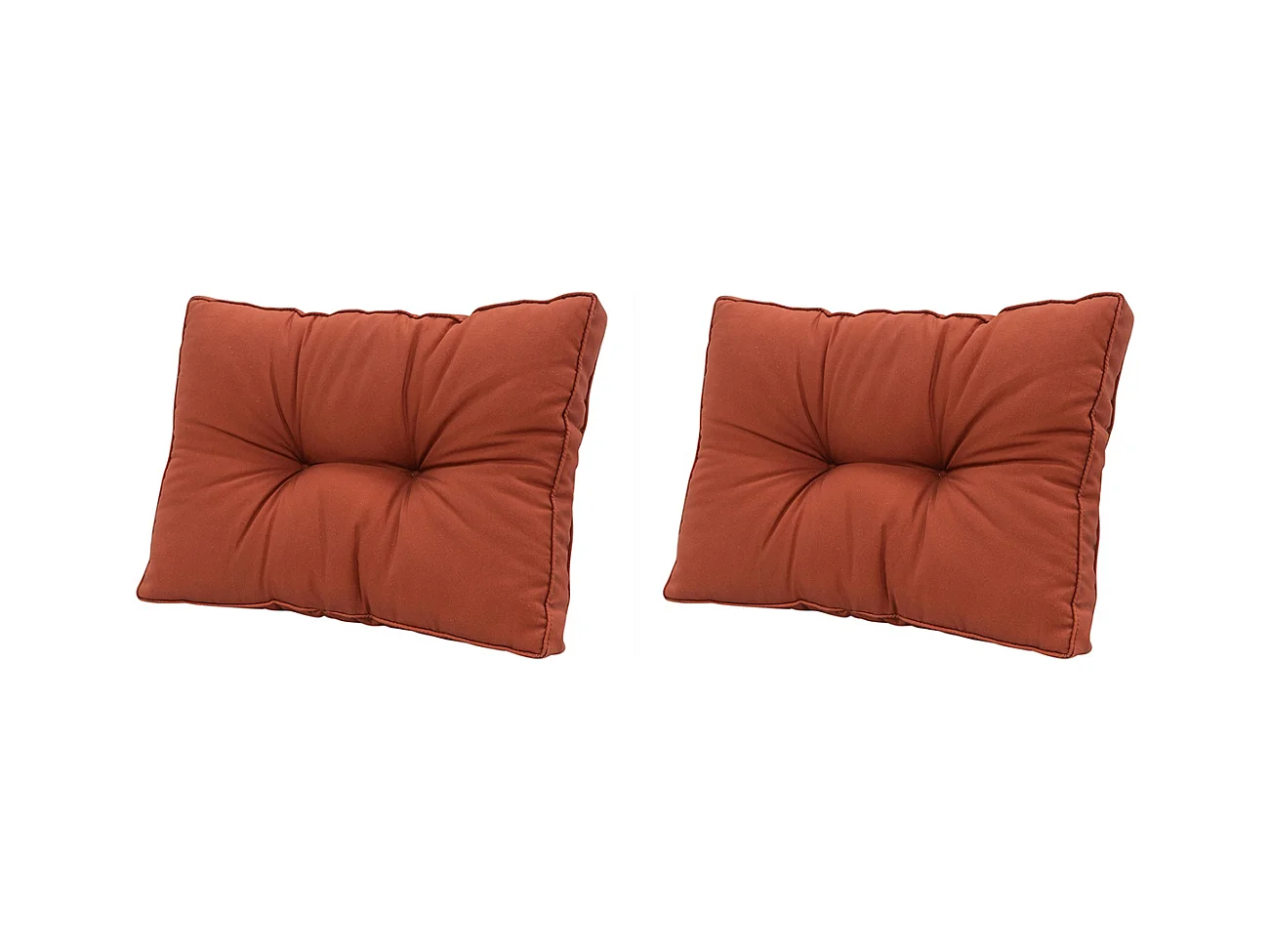 Coussin de dossier Florance Panama Terra - Environ 43 x 73 cm - Lot de 2