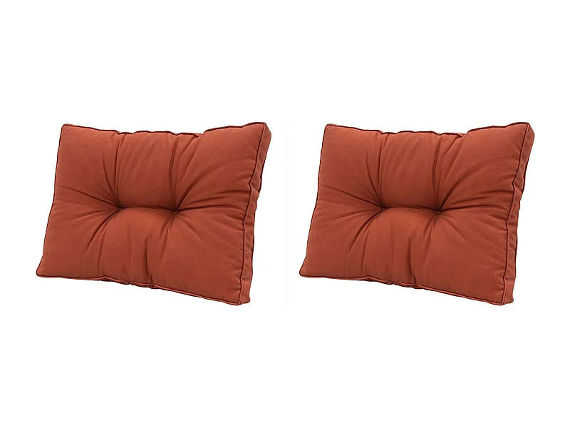 Florance Rugkussen Panama terra - Ca. 43x73 cm - Set van 2