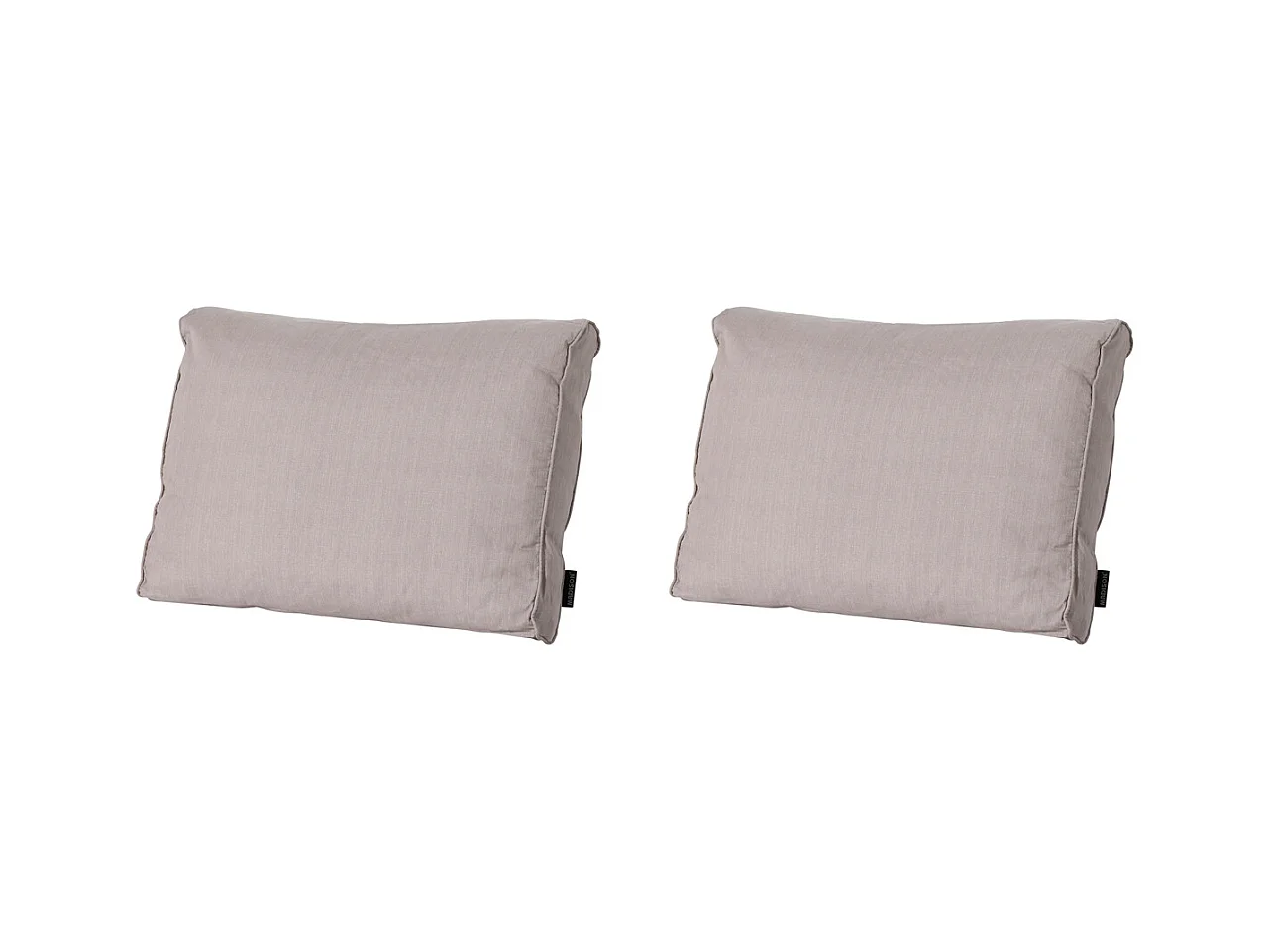 Coussin de dossier Lounge Basic taupe - Environ 40 x 60 cm - Lot de 2