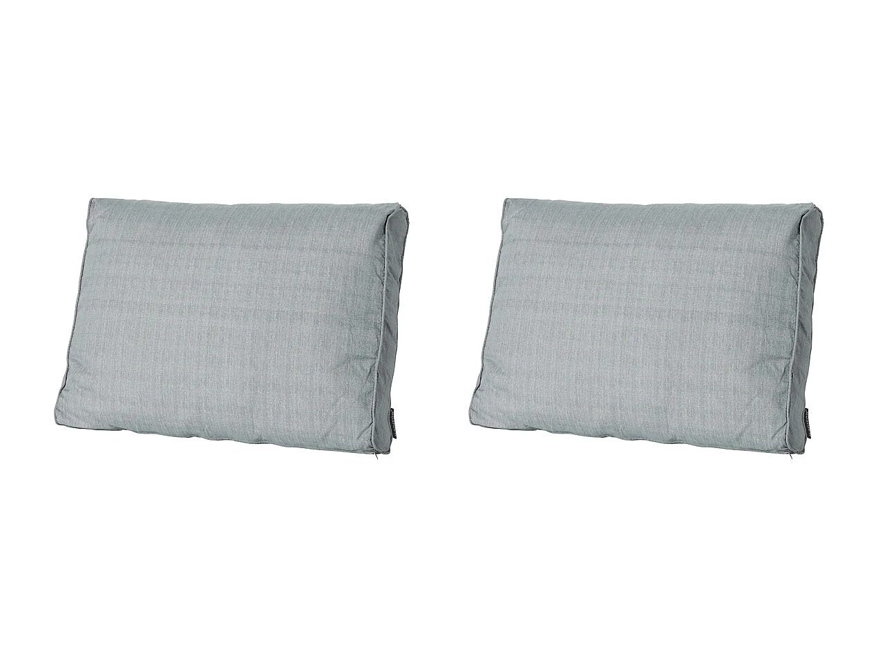 Coussin de dossier Lounge Basic gris - Environ 43 x 73 cm - Lot de 2