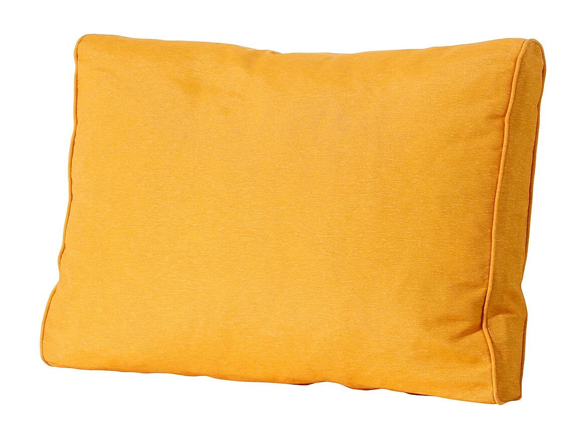 Coussin de dossier Panama doré brillant - Environ 40 x 60 cm - Lot de 2