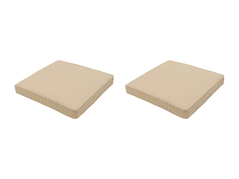 Lounge Profi-Line Zitkussen Beige canvas eco+ - Ca. 60x60 cm - Set van 2