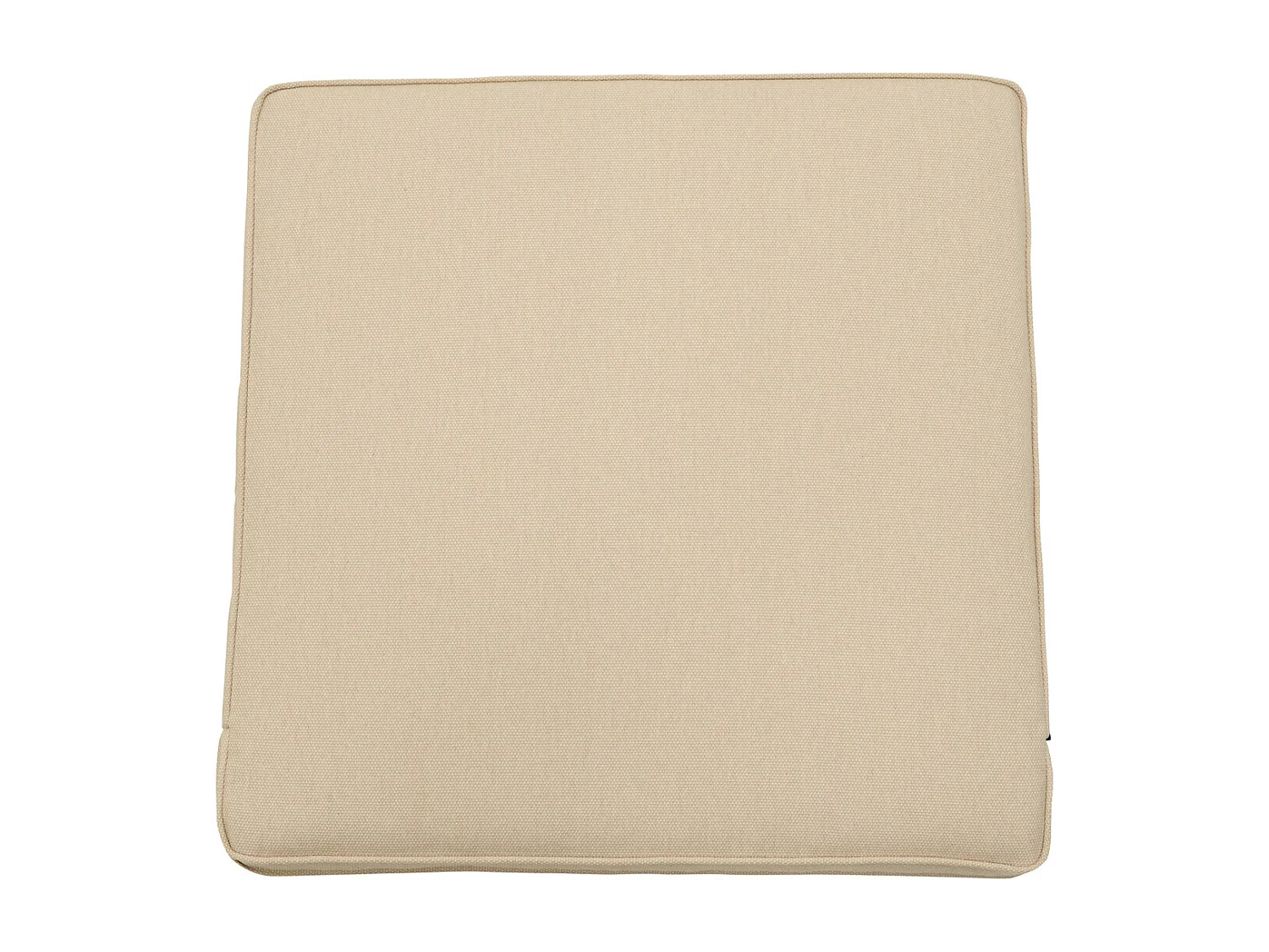 Coussin d'assise Lounge Profi-Line en toile beige eco+ - Dimensions approximatives : 60 x 60 cm - Lot de 2