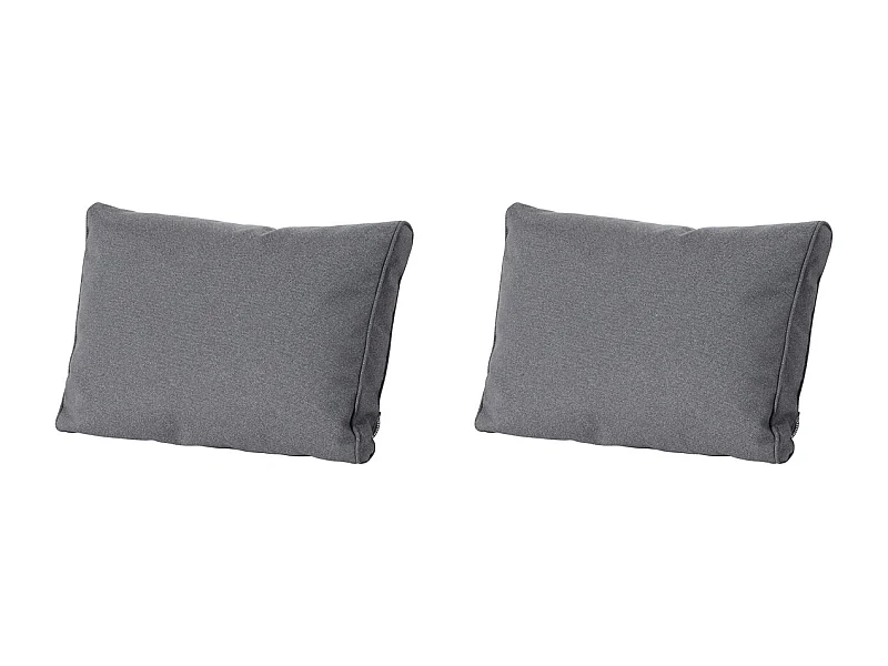 Lounge Profi-Line Manchester gris - Env. 40 x 60 cm - Lot de 2