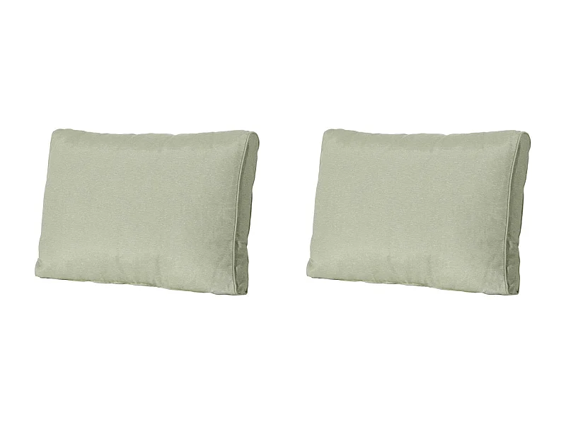 Lounge Rugkussen Panama sage - Ca. 40x60 cm - Set van 2