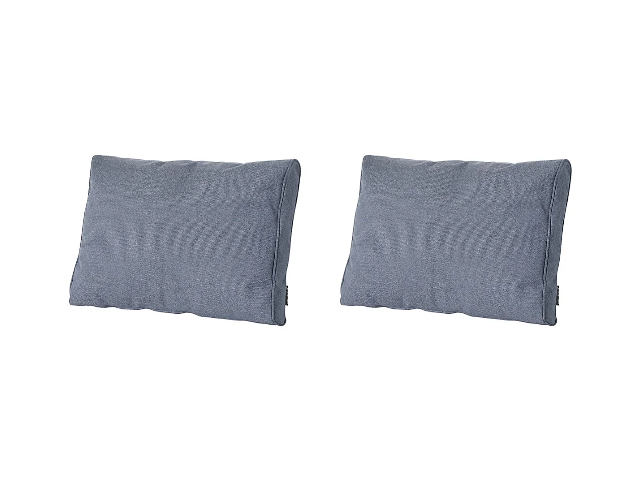 Lounge Profi-Line Manchester gris denim - Env. 40 x 60 cm - Lot de 2