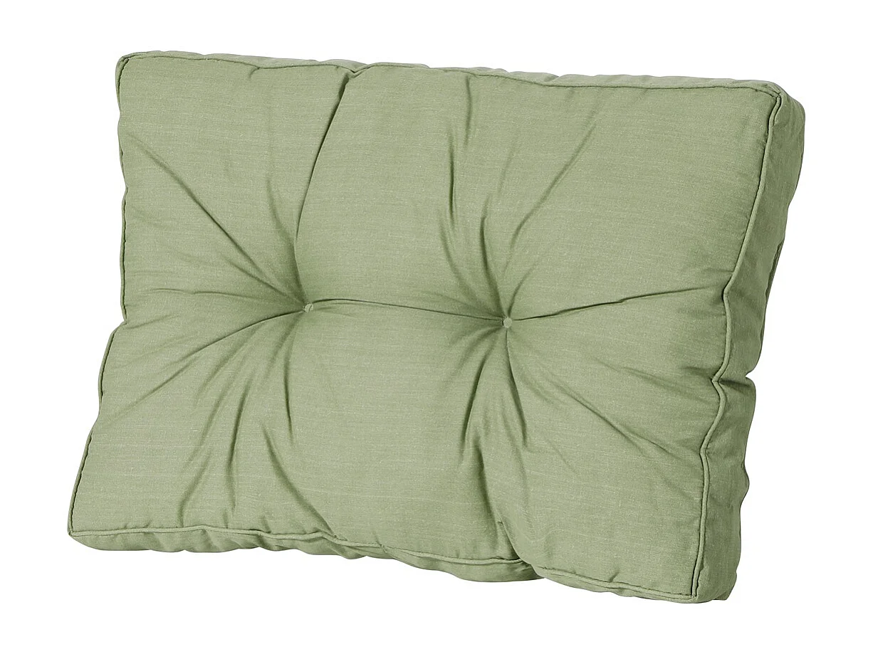 Coussin de dossier Florance Basic vert - Environ 43 x 73 cm - Lot de 2