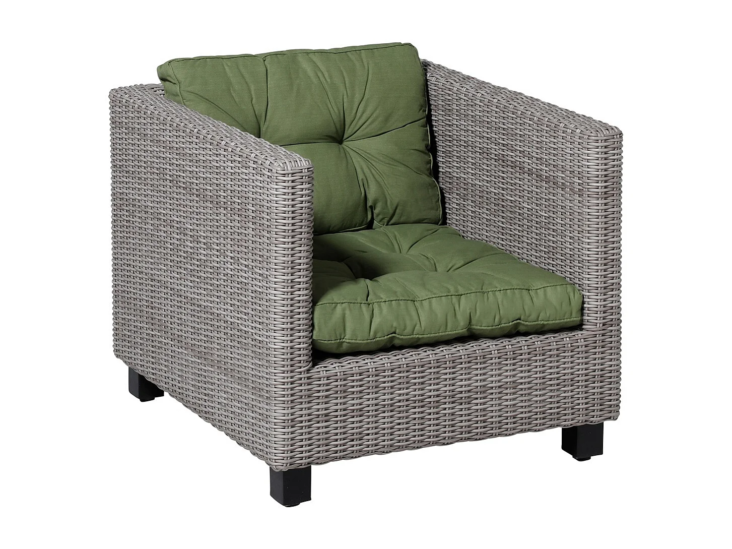 Coussin de dossier Florance Basic vert - Environ 43 x 73 cm - Lot de 2