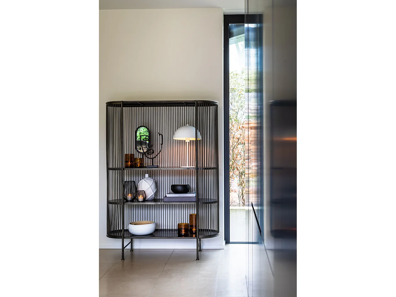 Armoire YINTHE - 119x40x161cm - Noir