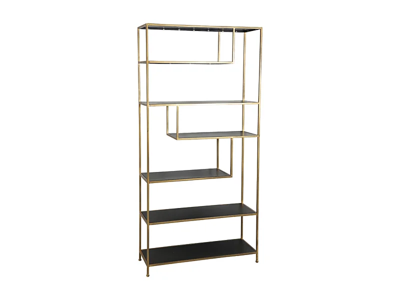 Kast YLAYA - 100x35x203cm - Goud