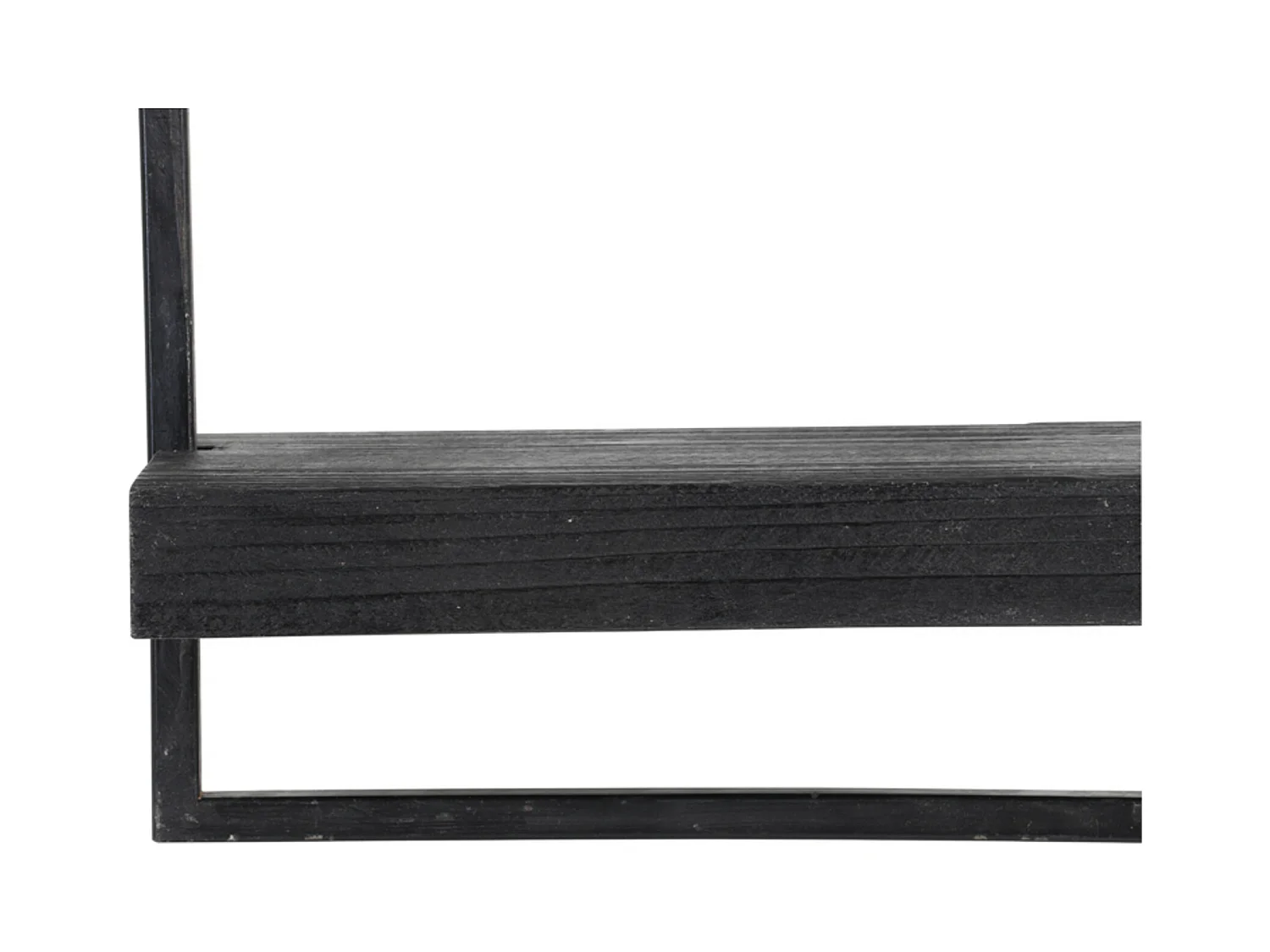 Étagère murale MADDISON - 100x15x24cm - Noir