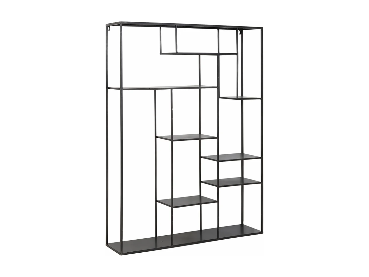 Étagère murale TALARA - 110x25,5x150cm - Noir