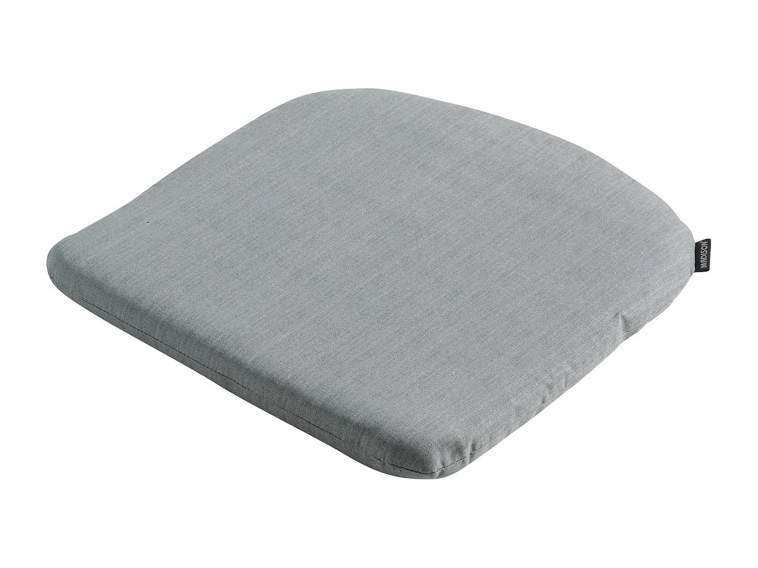 Coussin d'assise Basic gris - Environ 46x48 cm - Lot de 4