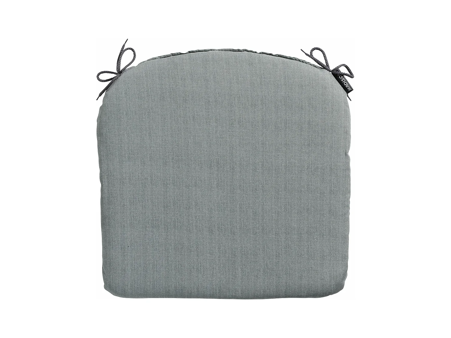 Coussin d'assise Basic gris - Environ 46x48 cm - Lot de 4