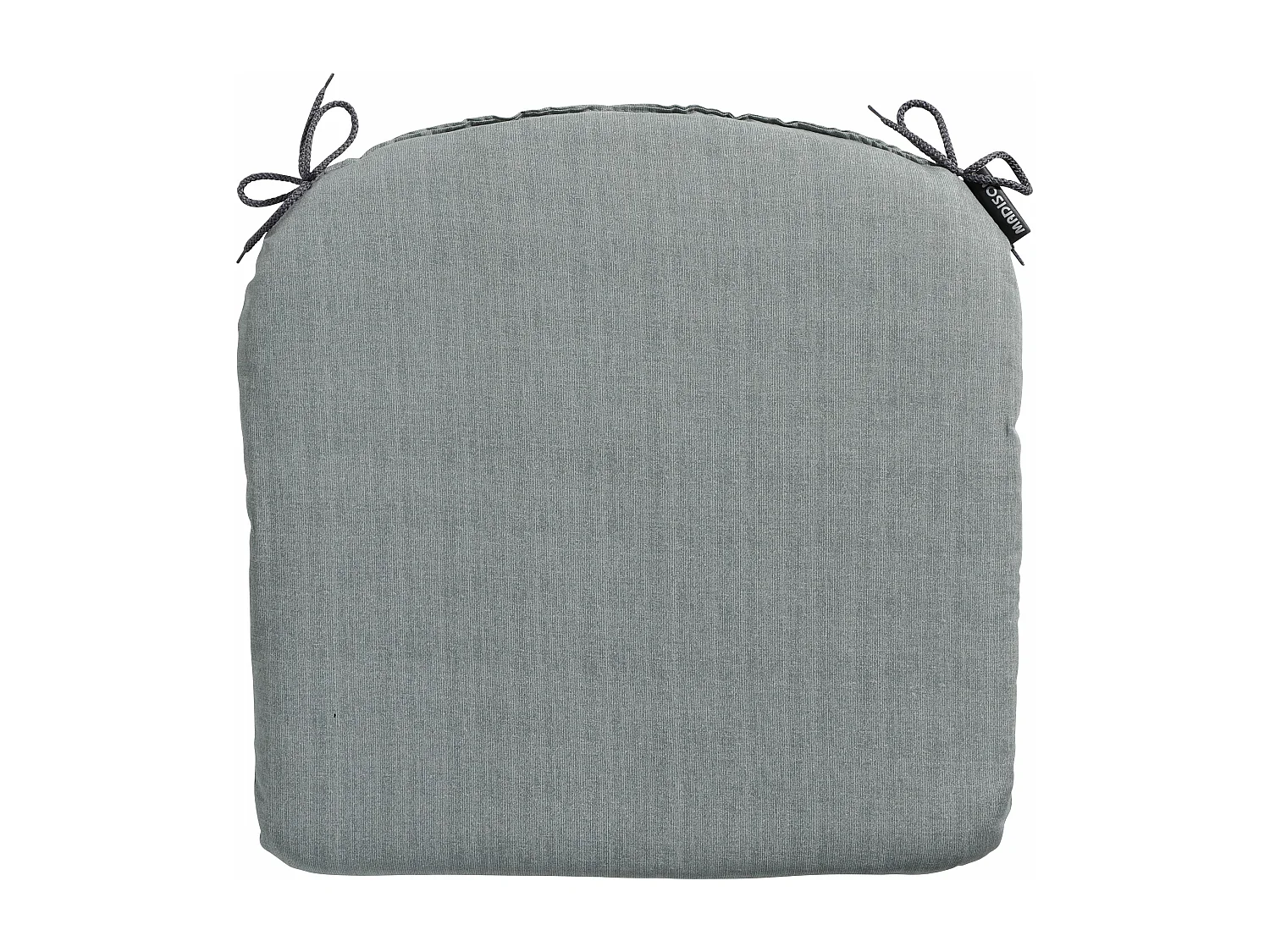 Coussin d'assise Basic gris - Environ 46x48 cm - Lot de 4