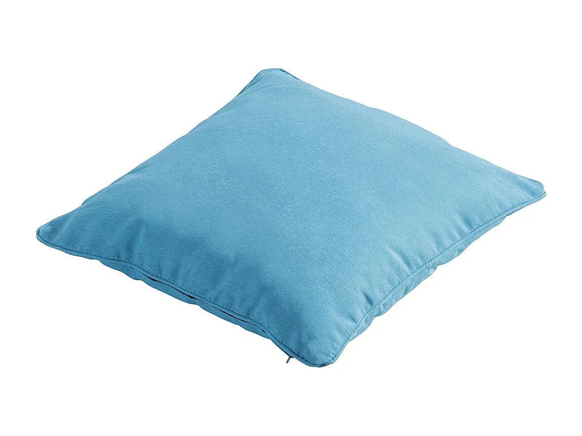 Coussin décoratif Panama aqua - Env. 60x60 cm - Lot de 4