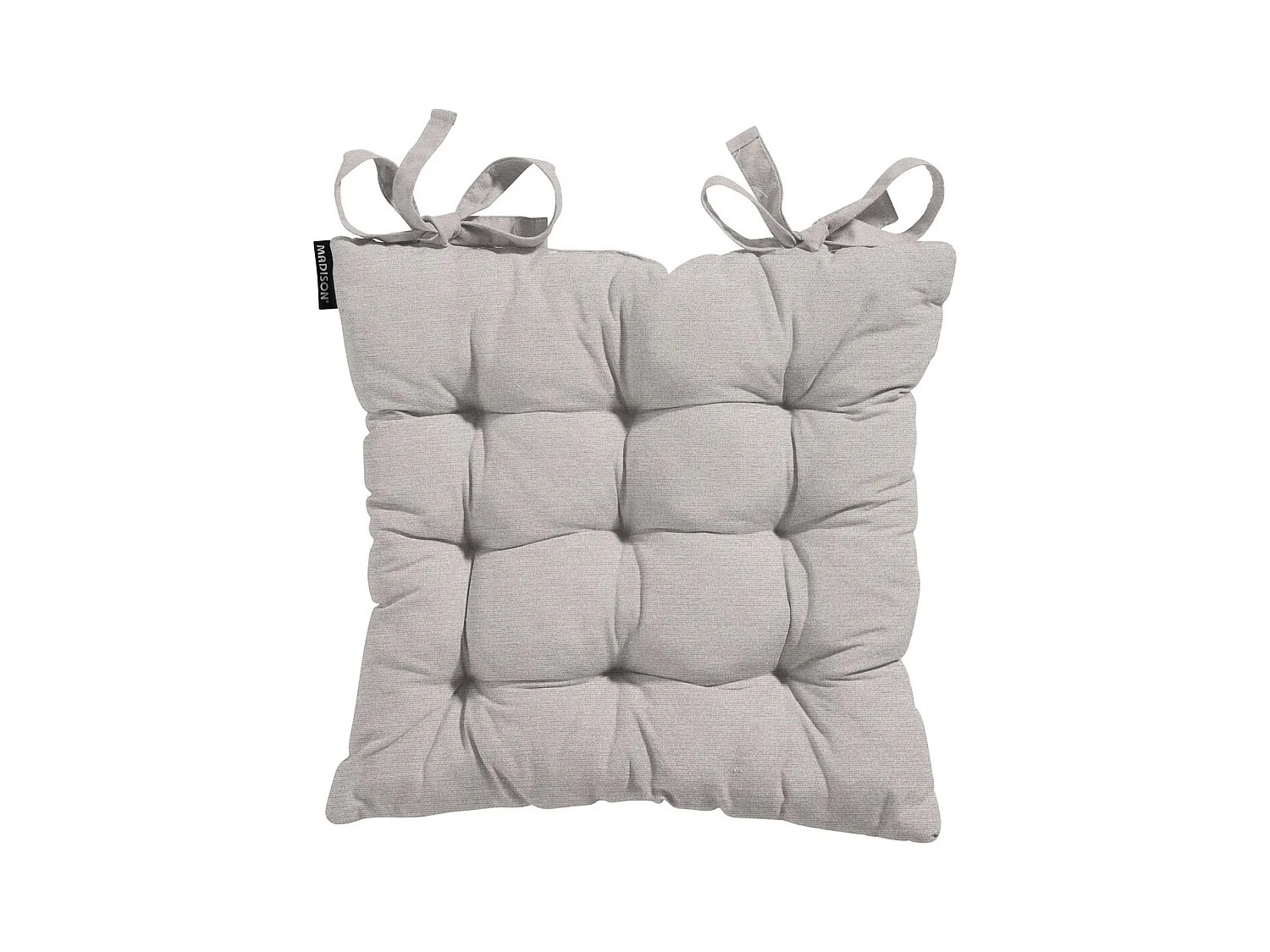 Coussin d'assise Toscane Naples taupe - Env. 46x46 cm - Lot de 4
